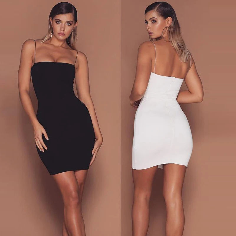 Summer Sexy Dress – Backless with Spaghetti Straps