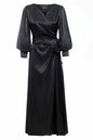 Black Wrap Maxi Dress