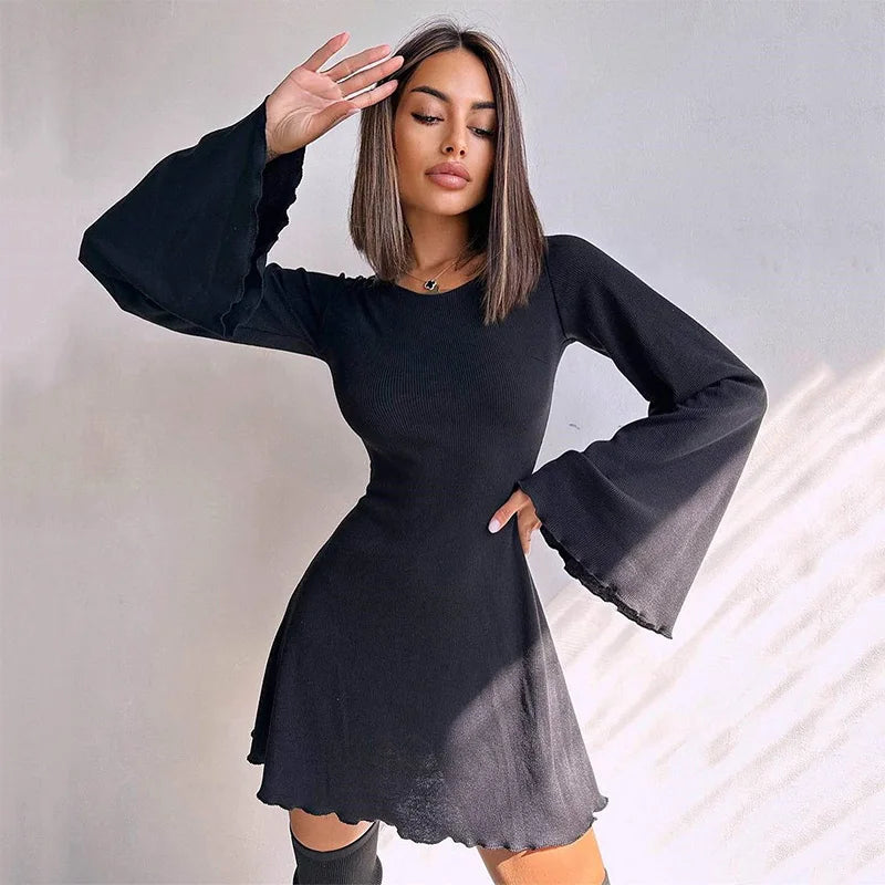 Sexy Dresses Nightclub Mini Short Party Dress Women Back Bandage O